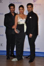 Manish Malhotra, Kareena Kapoor, Karan Johar at Grey Goose India Fly Beyond Awards in Grand Hyatt, Mumbai on 16th Nov 2014